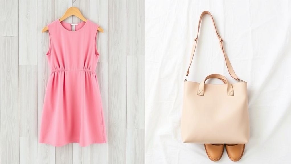 torba pasująca do różowej sukienki