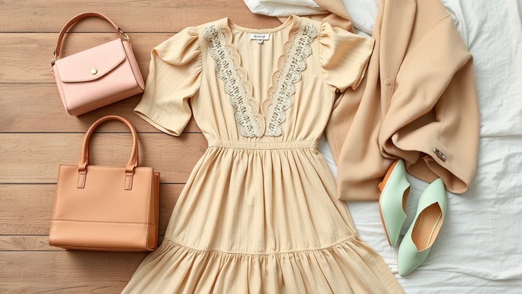 torba pasująca do beżowej sukienki