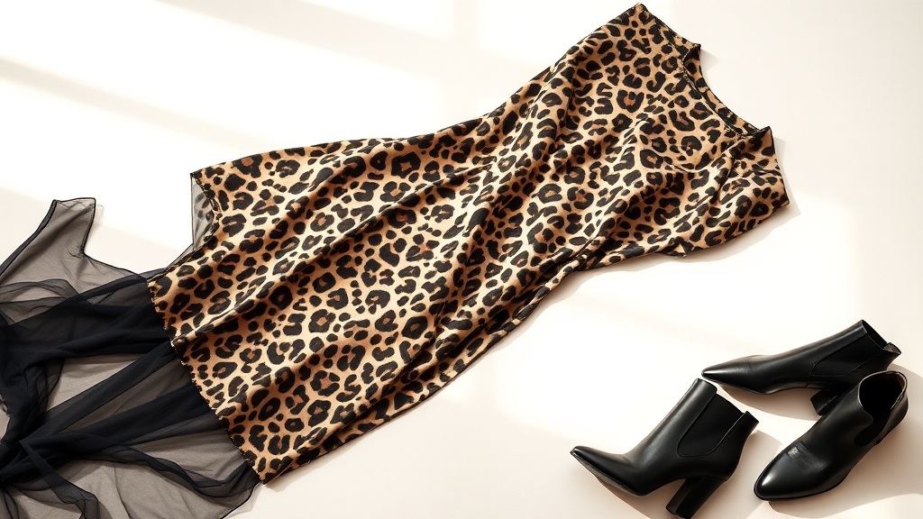 zrównoważone stylizowanie w leopardzie plamki