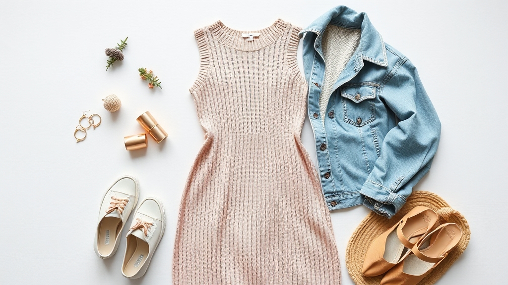 wskazówki dotyczące stylizacji casualowej sukienki dzianinowej