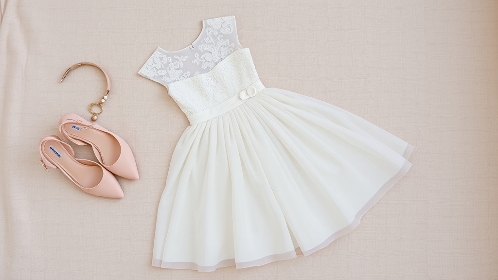 wybór długości sukienki do komunii