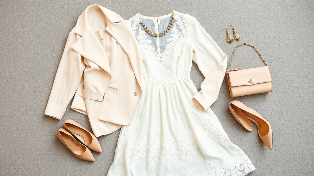 skoordynowana kurtka i sukienka