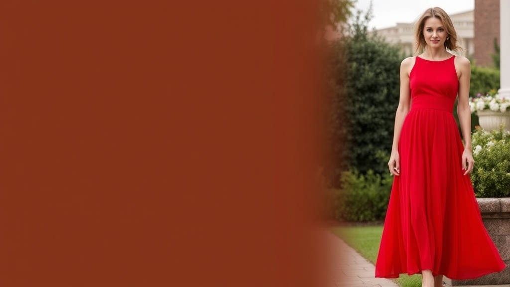 skoordynowany makijaż z czerwonym