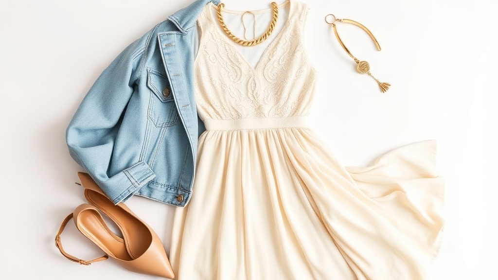 styl wyboru sukienek w kolorze kremowym