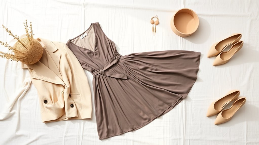 ubranie równoważące proporcje ciała