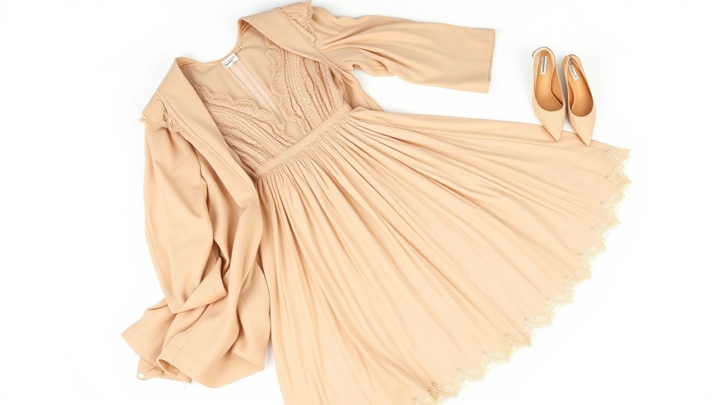 złote kolczyki podkreślają beżowy