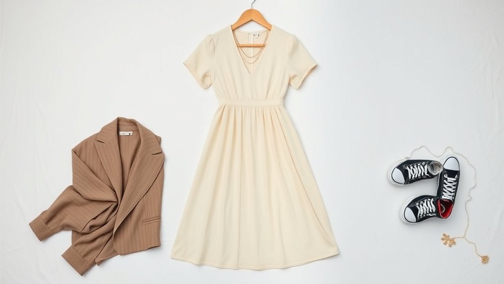 Wybór sneakersów do sukienki