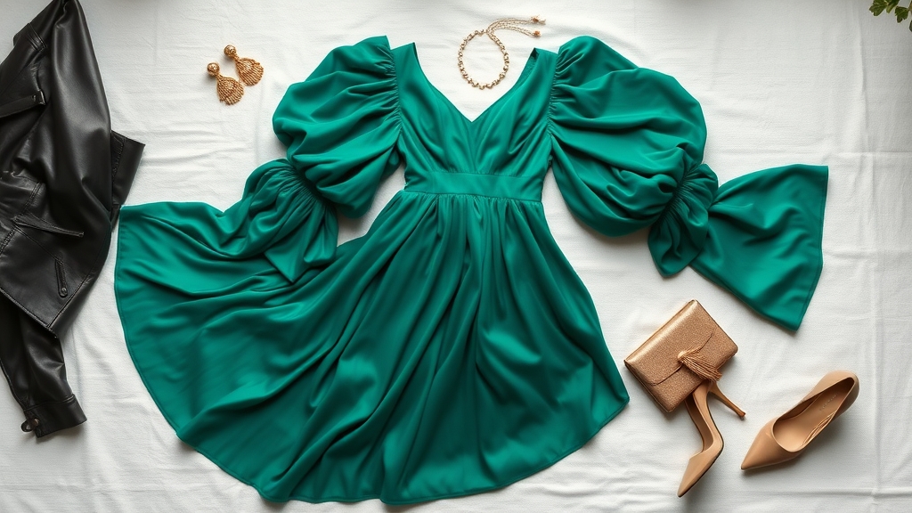 stylizowanie objętościowych sukienek skutecznie