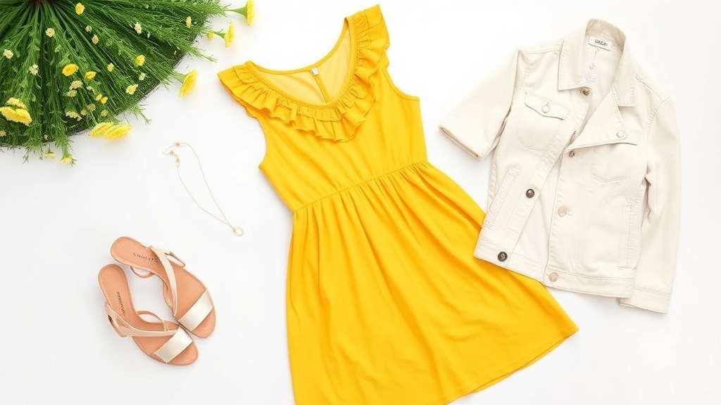 tła zdjęć sukienki w kolorze żółtym